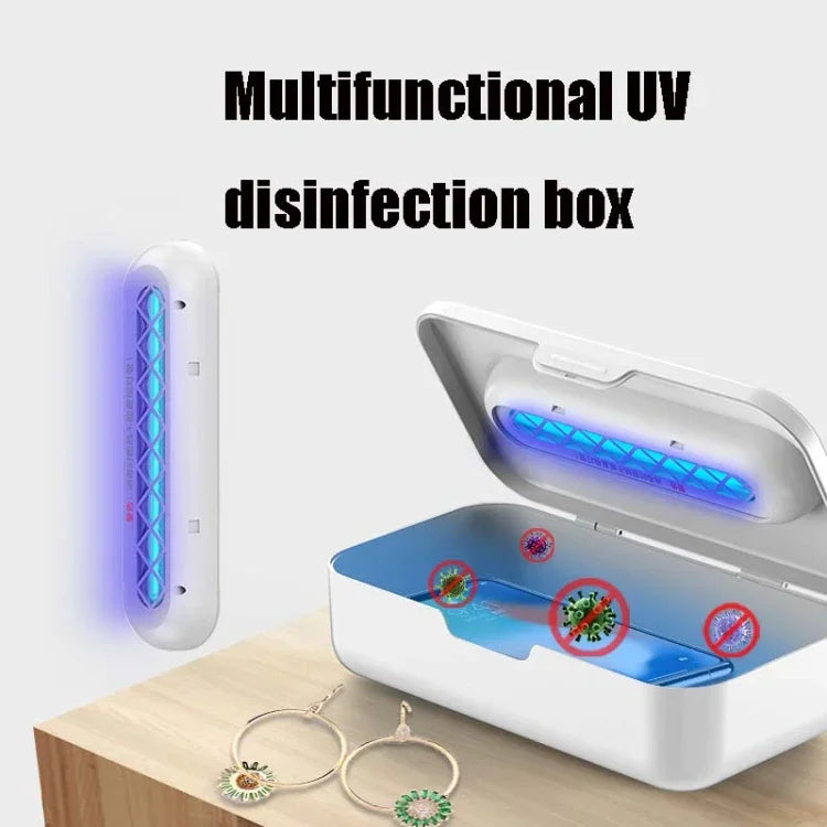 เครื่องฆ่าเชื้อรังสี UV สำหรับเก็บแปรงเครื่องสำอาง รุ่น XD003 สีขาว และสีชมพู