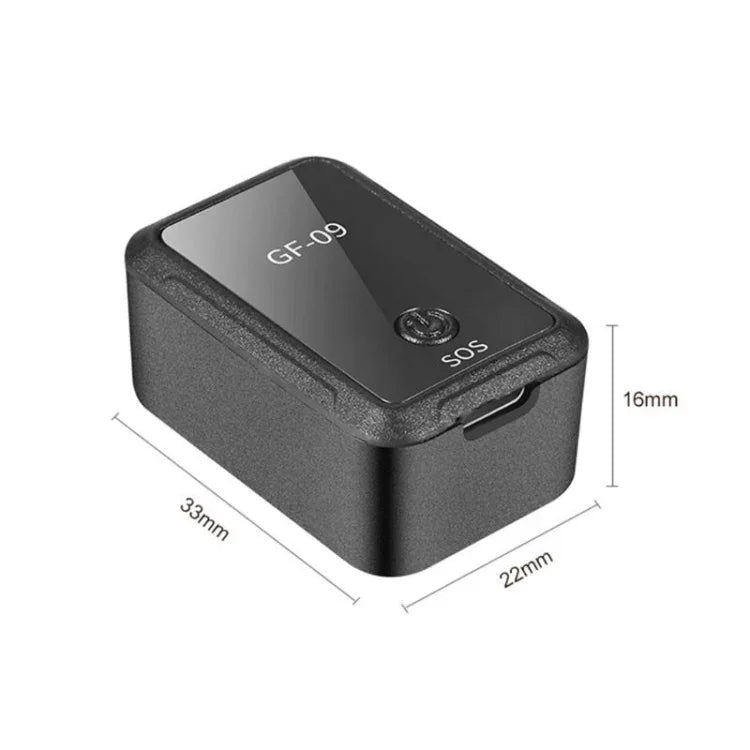 เครื่องติดตาม GPS แบบพกพา GF09 สำหรับรถยนต์ ติดตามเด็กและสัตว์เลี้ยง ป้องกันการสูญหาย, GF09