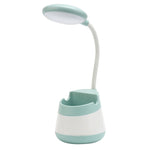 โคมไฟตั้งโต๊ะ LED ป้องกันสายตาชาร์จ USB พร้อมที่ใส่ปากกาและที่วางโทรศัพท์ รุ่น CS276-1 ชมพู, CS276-1 น้ำเงิน, CS276-1 เขียว, CS276-1 เหลือง, CS276-1 ดำ, CS276-3 ชมพู, CS276-3 น้ำเงิน, CS276-3 เขียว, CS276-3 เหลือง, CS276-3 ดำ, CS276-4 ชมพู