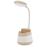 โคมไฟตั้งโต๊ะ LED ป้องกันสายตาชาร์จ USB พร้อมที่ใส่ปากกาและที่วางโทรศัพท์ รุ่น CS276-1 ชมพู, CS276-1 น้ำเงิน, CS276-1 เขียว, CS276-1 เหลือง, CS276-1 ดำ, CS276-3 ชมพู, CS276-3 น้ำเงิน, CS276-3 เขียว, CS276-3 เหลือง, CS276-3 ดำ, CS276-4 ชมพู