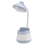 โคมไฟตั้งโต๊ะ LED ป้องกันสายตาชาร์จ USB พร้อมที่ใส่ปากกาและที่วางโทรศัพท์ รุ่น CS276-1 ชมพู, CS276-1 น้ำเงิน, CS276-1 เขียว, CS276-1 เหลือง, CS276-1 ดำ, CS276-3 ชมพู, CS276-3 น้ำเงิน, CS276-3 เขียว, CS276-3 เหลือง, CS276-3 ดำ, CS276-4 ชมพู