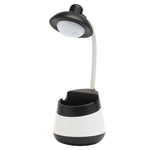 โคมไฟตั้งโต๊ะ LED ป้องกันสายตาชาร์จ USB พร้อมที่ใส่ปากกาและที่วางโทรศัพท์ รุ่น CS276-1 ชมพู, CS276-1 น้ำเงิน, CS276-1 เขียว, CS276-1 เหลือง, CS276-1 ดำ, CS276-3 ชมพู, CS276-3 น้ำเงิน, CS276-3 เขียว, CS276-3 เหลือง, CS276-3 ดำ, CS276-4 ชมพู
