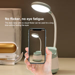 โคมไฟตั้งโต๊ะ LED ป้องกันสายตาชาร์จ USB พร้อมที่ใส่ปากกาและที่วางโทรศัพท์ รุ่น CS276-1 ชมพู, CS276-1 น้ำเงิน, CS276-1 เขียว, CS276-1 เหลือง, CS276-1 ดำ, CS276-3 ชมพู, CS276-3 น้ำเงิน, CS276-3 เขียว, CS276-3 เหลือง, CS276-3 ดำ, CS276-4 ชมพู