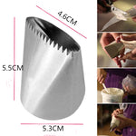 หัวบีบครีมสแตนเลส สำหรับตกแต่งเค้ก ครีม ฟองดอง เครื่องมือทำเค้ก DIY