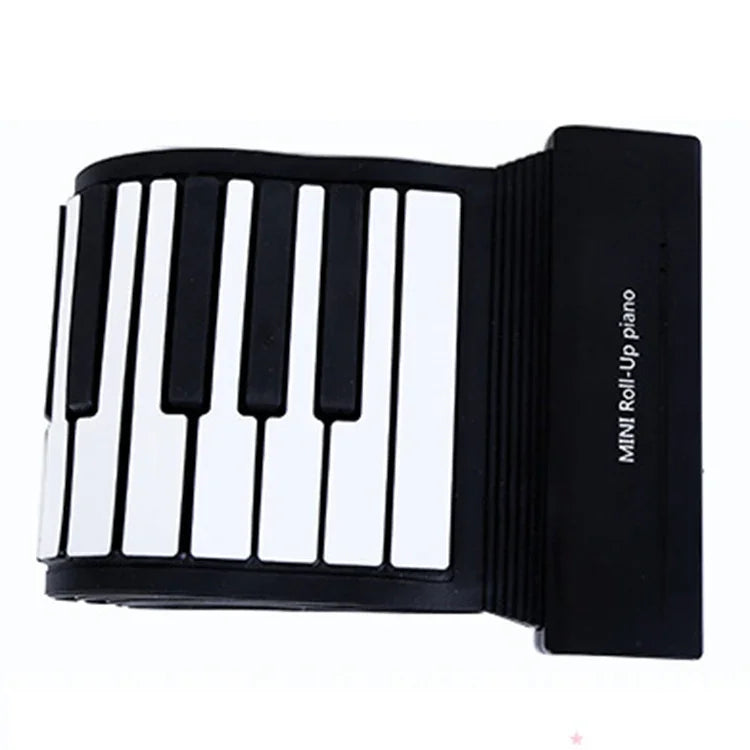 เปียโนพับได้ 88 คีย์ MIDI88 มืออาชีพ คีย์บอร์ดซอฟต์ MIDI จำลองสำหรับฝึกซ้อม พกพาสะดวก, 88 คีย์