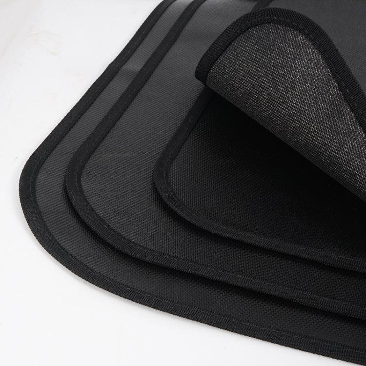 CLS Outdoor Camping Silicone Fireproof Cloth Picnic Barbecue Heat Insulation Pad, S: 350x340mm, M: 450x370mm, L: 600x520mm, XL: 800x750mm