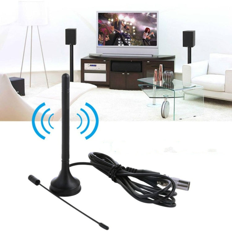 เสาอากาศวิทยุ FM สำหรับบ้าน พร้อมเครื่องขยายสัญญาณทีวี DTMB DVB-T/T2 สำหรับรถยนต์ ปลั๊กทีวีชาย, จากชายเป็นหญิง