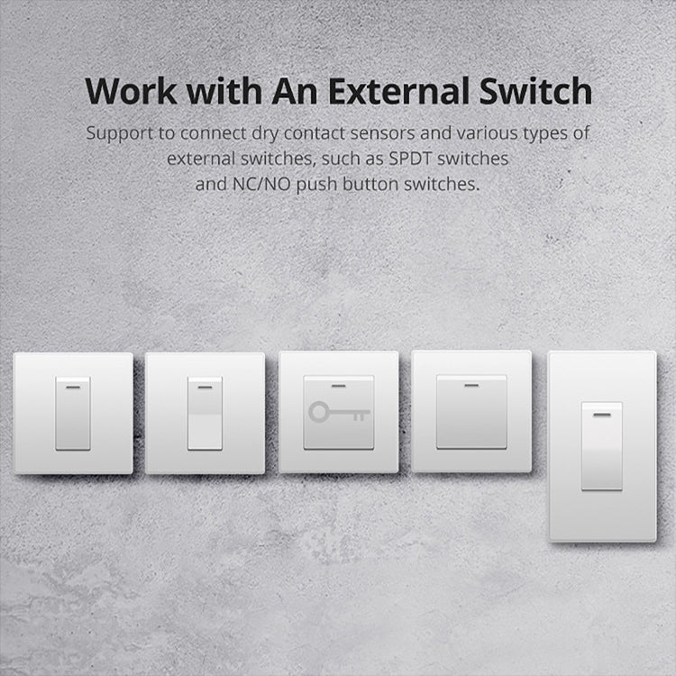สวิตช์สมาร์ท Sonoff MINIR2 ควบคุมคู่ WIFI DIY ชิ้นส่วนดัดแปลงขนาดเล็ก