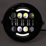 7 Inch Motorcycle Retro Modified Headlights Day Trip LED Far Near Beam Lights  For Wrangler / Harley, Day Trip LED Far Near Beam Lights