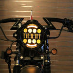 7 Inch Motorcycle Retro Modified Headlights Day Trip LED Far Near Beam Lights  For Wrangler / Harley, Day Trip LED Far Near Beam Lights