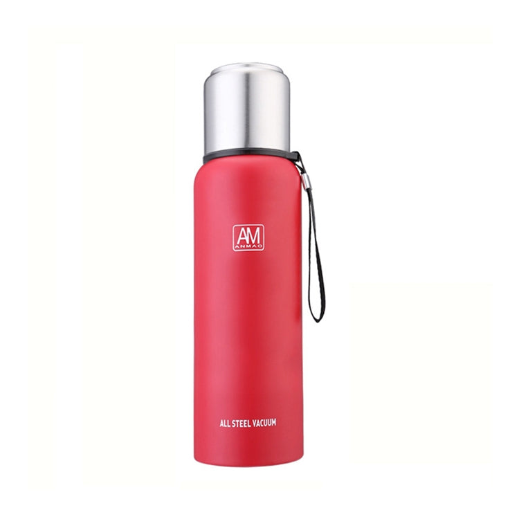 แก้วเก็บความร้อนสแตนเลส 304 ความจุใหญ่ แก้วน้ำกีฬา หม้อเดินทางกลางแจ้ง 500ml, 750ml, 1000ml, 1500ml