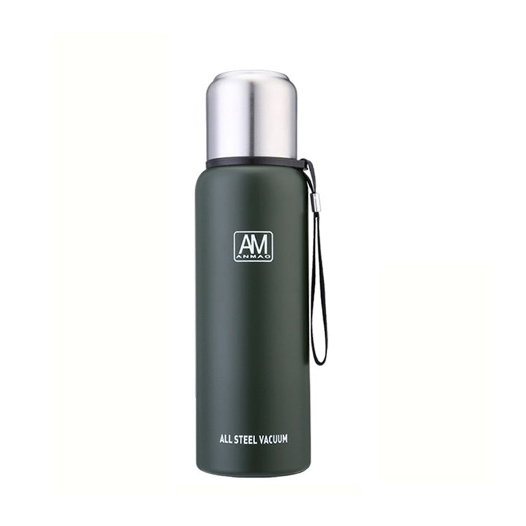 แก้วเก็บความร้อนสแตนเลส 304 ความจุใหญ่ แก้วน้ำกีฬา หม้อเดินทางกลางแจ้ง 500ml, 750ml, 1000ml, 1500ml