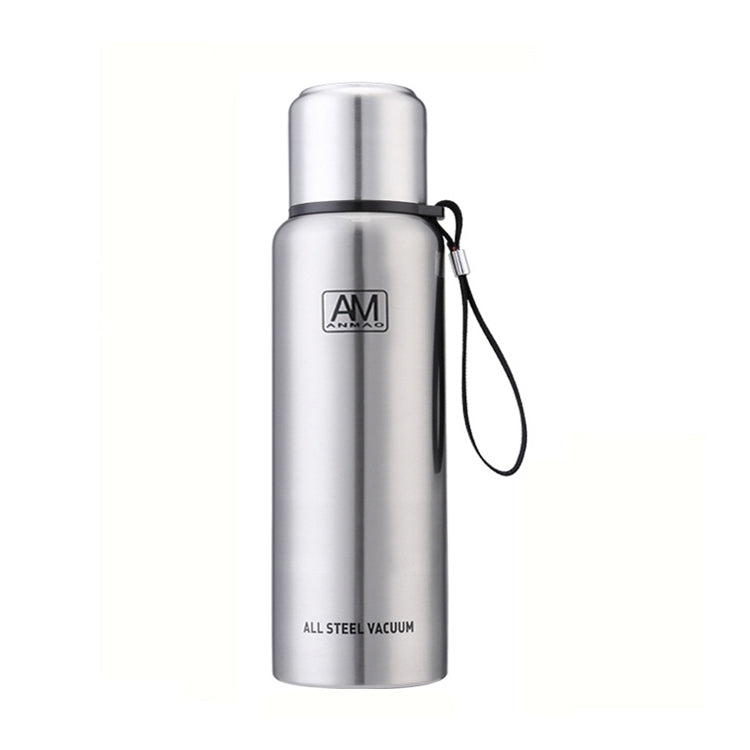 แก้วเก็บความร้อนสแตนเลส 304 ความจุใหญ่ แก้วน้ำกีฬา หม้อเดินทางกลางแจ้ง 500ml, 750ml, 1000ml, 1500ml