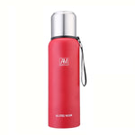 แก้วเก็บความร้อนสแตนเลส 304 ความจุใหญ่ แก้วน้ำกีฬา หม้อเดินทางกลางแจ้ง 500ml, 750ml, 1000ml, 1500ml