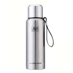 แก้วเก็บความร้อนสแตนเลส 304 ความจุใหญ่ แก้วน้ำกีฬา หม้อเดินทางกลางแจ้ง 500ml, 750ml, 1000ml, 1500ml