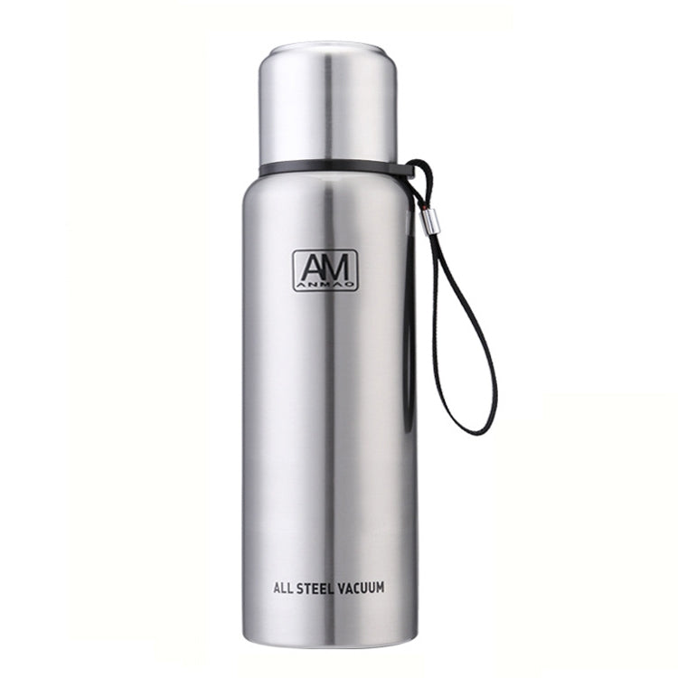 แก้วเก็บความร้อนสแตนเลส 304 ความจุใหญ่ แก้วน้ำกีฬา หม้อเดินทางกลางแจ้ง 500ml, 750ml, 1000ml, 1500ml