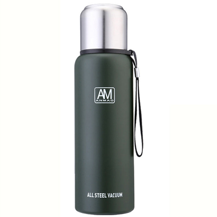 แก้วเก็บความร้อนสแตนเลส 304 ความจุใหญ่ แก้วน้ำกีฬา หม้อเดินทางกลางแจ้ง 500ml, 750ml, 1000ml, 1500ml