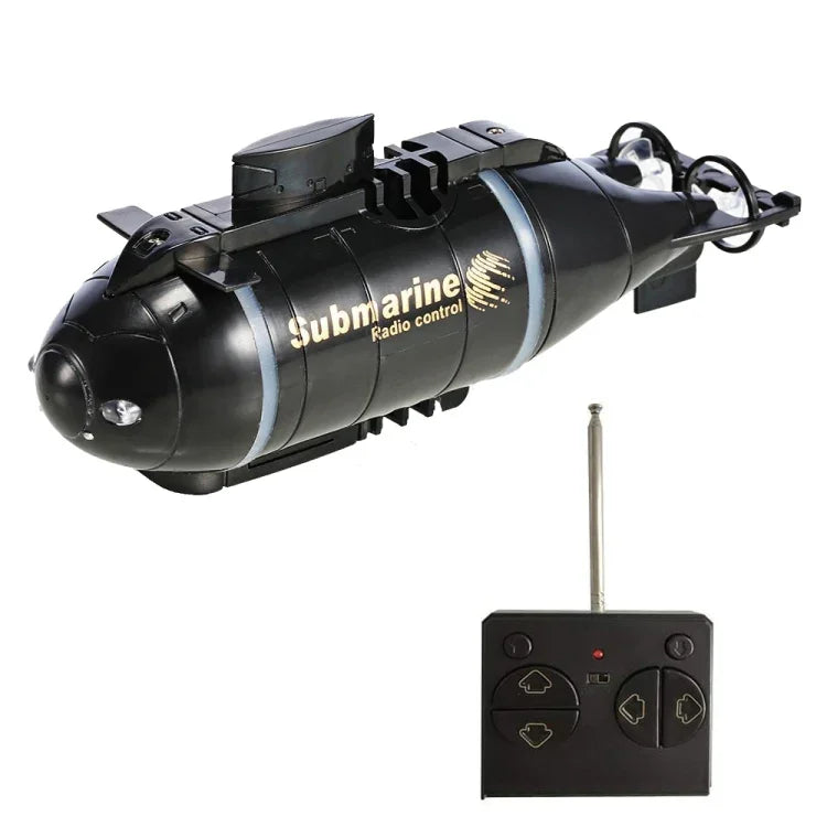 เรือดำน้ำไฟฟ้าเด็ก 2.4G แบบหกทาง มินิ รุ่นเล่นน้ำสำหรับเด็กชาย รีโมทคอนโทรล เรือดำน้ำพลังงานนิวเคลียร์