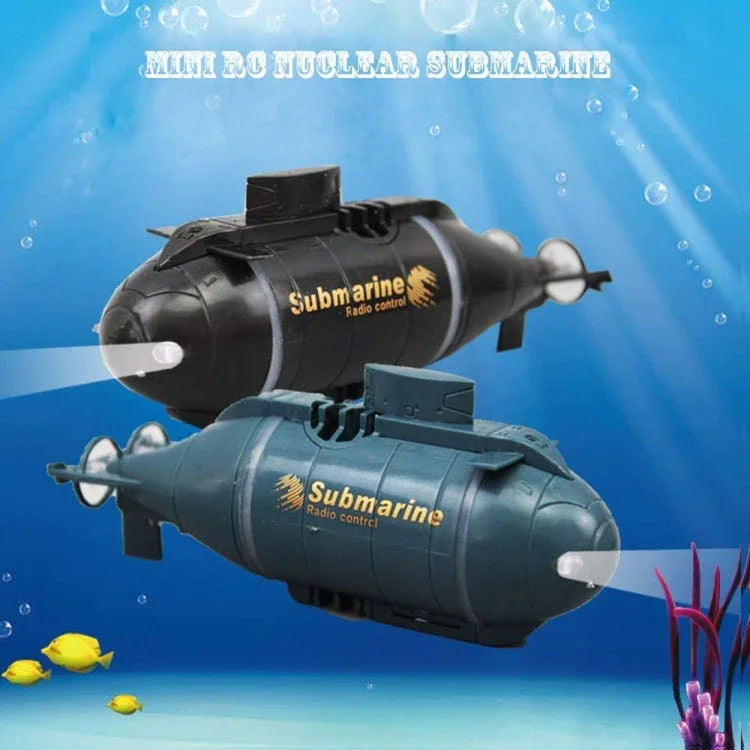 เรือดำน้ำไฟฟ้าเด็ก 2.4G แบบหกทาง มินิ รุ่นเล่นน้ำสำหรับเด็กชาย รีโมทคอนโทรล เรือดำน้ำพลังงานนิวเคลียร์