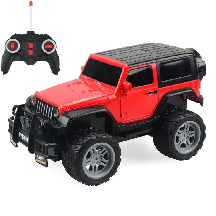 ของเล่นรถบังคับไฟฟ้าเด็กสี่ทาง รุ่น 1:18 SUV สีแดง 6061