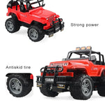 ของเล่นรถบังคับไฟฟ้าเด็กสี่ทาง รุ่น 1:18 SUV สีแดง 6061