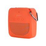 ฝาครอบซิลิโคนป้องกันตกสำหรับเก็บเสียงลำโพง Bose Soundlink Micro, เคสซิลิโคนสีส้ม, เคสซิลิโคนสีเทาเข้ม
