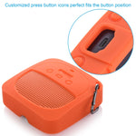 ฝาครอบซิลิโคนป้องกันตกสำหรับเก็บเสียงลำโพง Bose Soundlink Micro, เคสซิลิโคนสีส้ม, เคสซิลิโคนสีเทาเข้ม