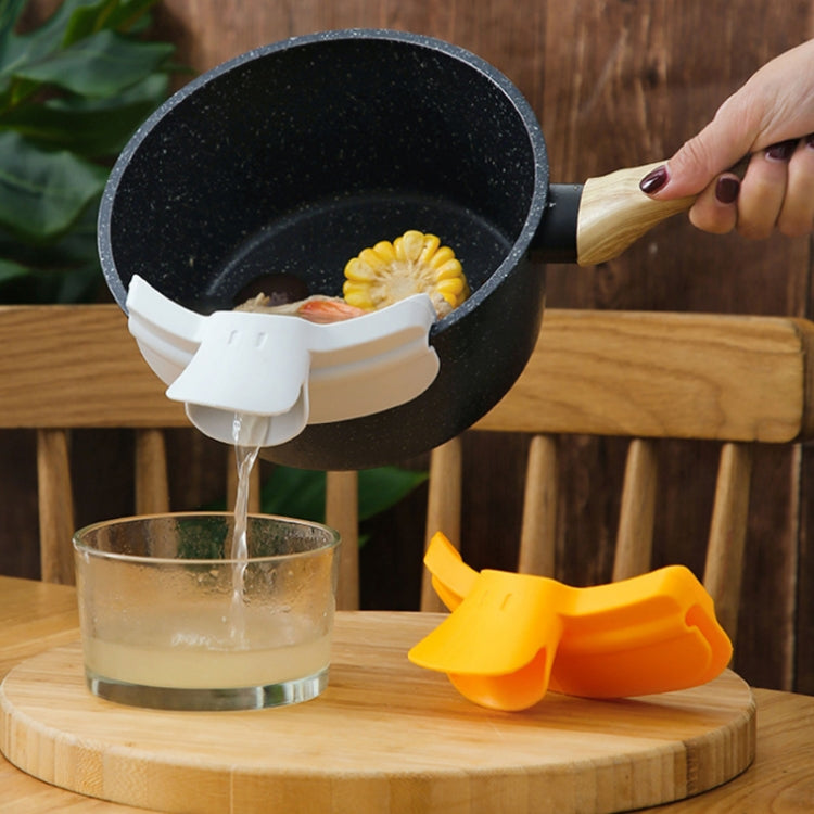 5 PCS Spill-Proof Kitchenware Pots And Pans Edge Deflector Duckbill Liquid Deflector Spout Pouring Device, Pots And Pans Edge Deflector