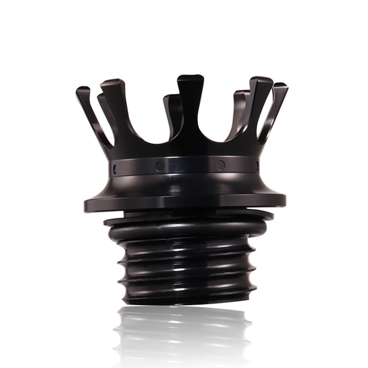 Motorcycle CNC Aluminum Alloy Crown Fuel Tank Cap Suitable For Harley 883 / XL / 1200 / 48 / 72, Black, Black and White, Golden, Silver, Bronze