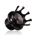 Motorcycle CNC Aluminum Alloy Crown Fuel Tank Cap Suitable For Harley 883 / XL / 1200 / 48 / 72, Black, Black and White, Golden, Silver, Bronze