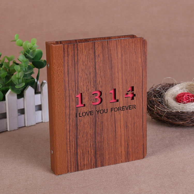 อัลบั้มรูปไม้ DIY ขนาด 6 นิ้ว 32 แผ่น ของขวัญสร้างสรรค์ 1314 เติบโต ความสุข รักเด็ก รักคุณ เรื่องราวของเวลา ตลอดไป อัลบั้มรูป ฉันรักคุณ ฉันกำลังเดินทาง ลูกกวาง แสงไฟส่องเงา