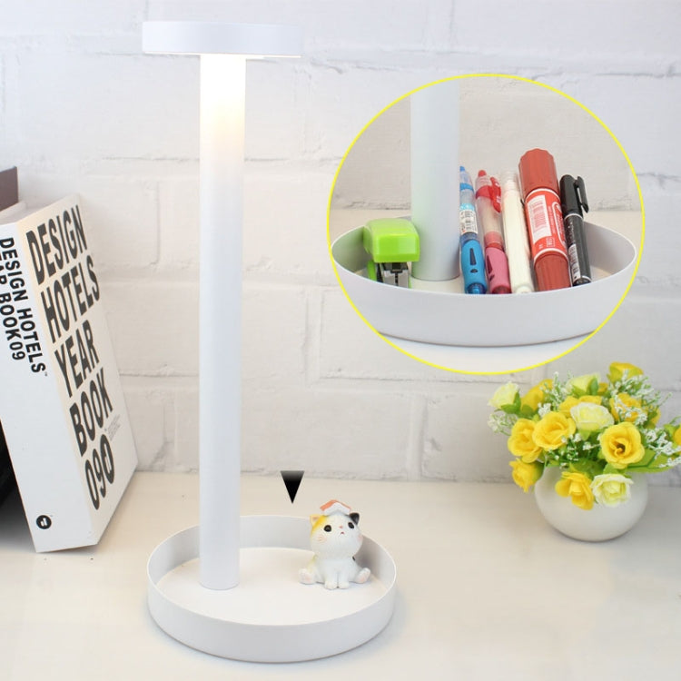 โคมไฟตั้งโต๊ะ LED กันน้ำ USB ปกป้องสายตานักเรียน BC965 สำหรับข้างเตียง โต๊ะบาร์ สีดำ ขาว ลายหินอ่อนหมึก