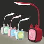 โคมไฟตั้งโต๊ะ USB สำหรับสัตว์เลี้ยงน่ารัก 2 ชิ้น ประหยัดพลังงาน ป้องกันสายตา LED สำหรับห้องนอน ห้องพัก ส่งสีสุ่ม กระต่าย, หมีน่ารัก, ลูกกวาง, Archie