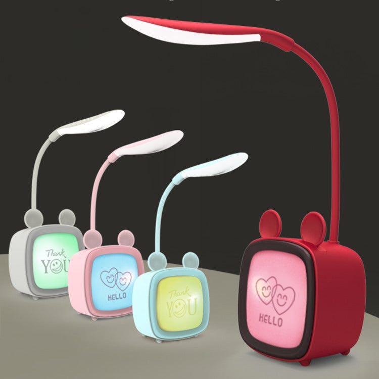 โคมไฟตั้งโต๊ะ USB สำหรับสัตว์เลี้ยงน่ารัก 2 ชิ้น ประหยัดพลังงาน ป้องกันสายตา LED สำหรับห้องนอน ห้องพัก ส่งสีสุ่ม กระต่าย, หมีน่ารัก, ลูกกวาง, Archie