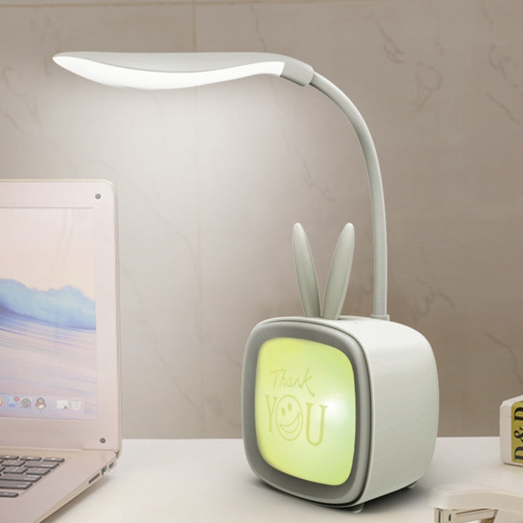 โคมไฟตั้งโต๊ะ USB สำหรับสัตว์เลี้ยงน่ารัก 2 ชิ้น ประหยัดพลังงาน ป้องกันสายตา LED สำหรับห้องนอน ห้องพัก ส่งสีสุ่ม กระต่าย, หมีน่ารัก, ลูกกวาง, Archie