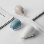 Little Whale Washing And Shoe Brushes Household Cleaning Brushes That Do Not Shed Hair Nor Damage Clothes, White, Blue, Beige
