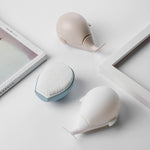 Little Whale Washing And Shoe Brushes Household Cleaning Brushes That Do Not Shed Hair Nor Damage Clothes, White, Blue, Beige