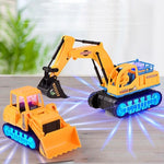 ของเล่นรถขุดจำลองไฟฟ้าพร้อมแสงและเสียงสำหรับเด็ก, สไตล์:, ยานพาหนะวิศวกรรม