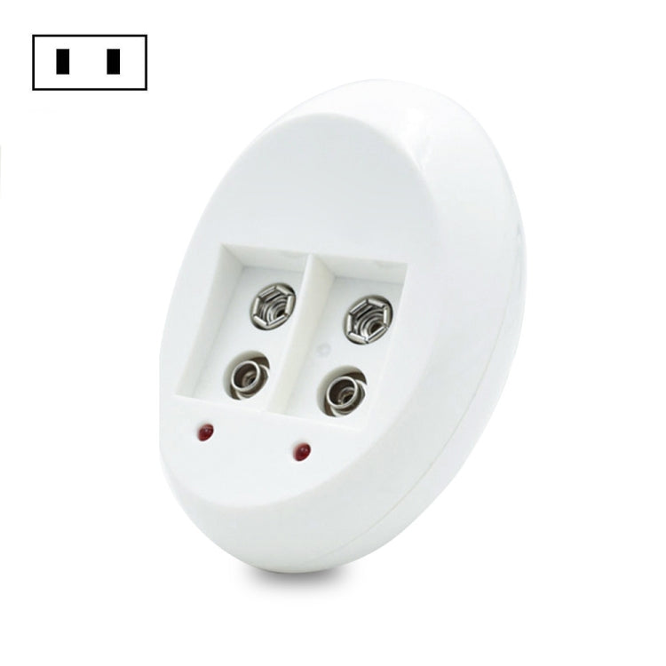แบตเตอรี่ลิเธียมไอออนชาร์จได้ 9V รุ่น 6F22 พร้อมที่ชาร์จ ปลั๊ก US ปลั๊ก EU