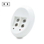 แบตเตอรี่ลิเธียมไอออนชาร์จได้ 9V รุ่น 6F22 พร้อมที่ชาร์จ ปลั๊ก US ปลั๊ก EU