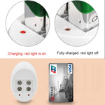 แบตเตอรี่ลิเธียมไอออนชาร์จได้ 9V รุ่น 6F22 พร้อมที่ชาร์จ ปลั๊ก US ปลั๊ก EU