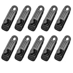 10pcs /Set Outdoor Camping Canopy Windproof Clip Tent Additional Pull Point Plastic Clip Rainproof Tarp Fixing Clip, B Clip