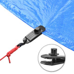 10pcs /Set Outdoor Camping Canopy Windproof Clip Tent Additional Pull Point Plastic Clip Rainproof Tarp Fixing Clip, B Clip