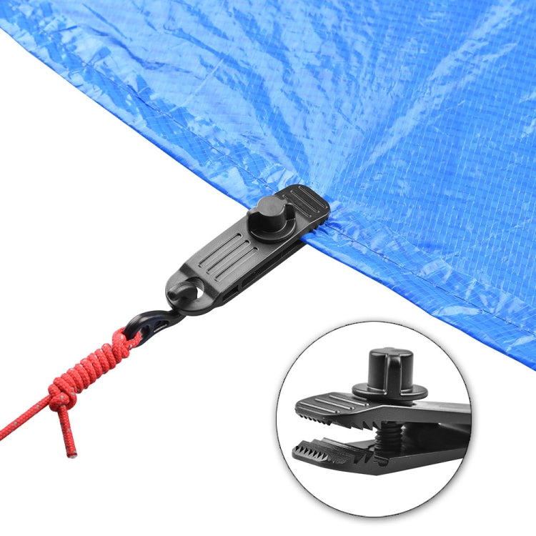 10pcs /Set Outdoor Camping Canopy Windproof Clip Tent Additional Pull Point Plastic Clip Rainproof Tarp Fixing Clip, B Clip
