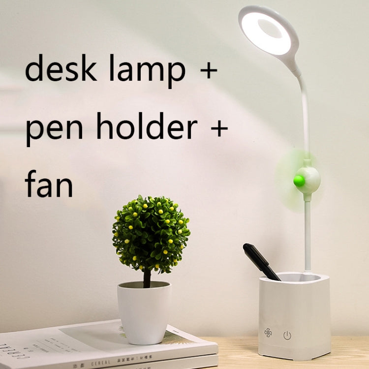 โคมไฟตั้งโต๊ะพัดลม LED WS-8010 พร้อม USB พับได้ สำหรับหัวเตียง รูปหยดน้ำ, แหวน, ที่ใส่ปากกาพัดลมใบพัดสีขาว, ที่ใส่ปากกาพัดลมใบพัดสีเหลือง, ที่ใส่ปากกาพัดลมใบพัดสีน้ำเงิน, ที่ใส่ปากกาพัดลมใบพัดสีเขียว