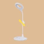 โคมไฟตั้งโต๊ะพัดลม LED WS-8010 พร้อม USB พับได้ สำหรับหัวเตียง รูปหยดน้ำ, แหวน, ที่ใส่ปากกาพัดลมใบพัดสีขาว, ที่ใส่ปากกาพัดลมใบพัดสีเหลือง, ที่ใส่ปากกาพัดลมใบพัดสีน้ำเงิน, ที่ใส่ปากกาพัดลมใบพัดสีเขียว