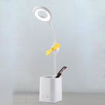 โคมไฟตั้งโต๊ะพัดลม LED WS-8010 พร้อม USB พับได้ สำหรับหัวเตียง รูปหยดน้ำ, แหวน, ที่ใส่ปากกาพัดลมใบพัดสีขาว, ที่ใส่ปากกาพัดลมใบพัดสีเหลือง, ที่ใส่ปากกาพัดลมใบพัดสีน้ำเงิน, ที่ใส่ปากกาพัดลมใบพัดสีเขียว