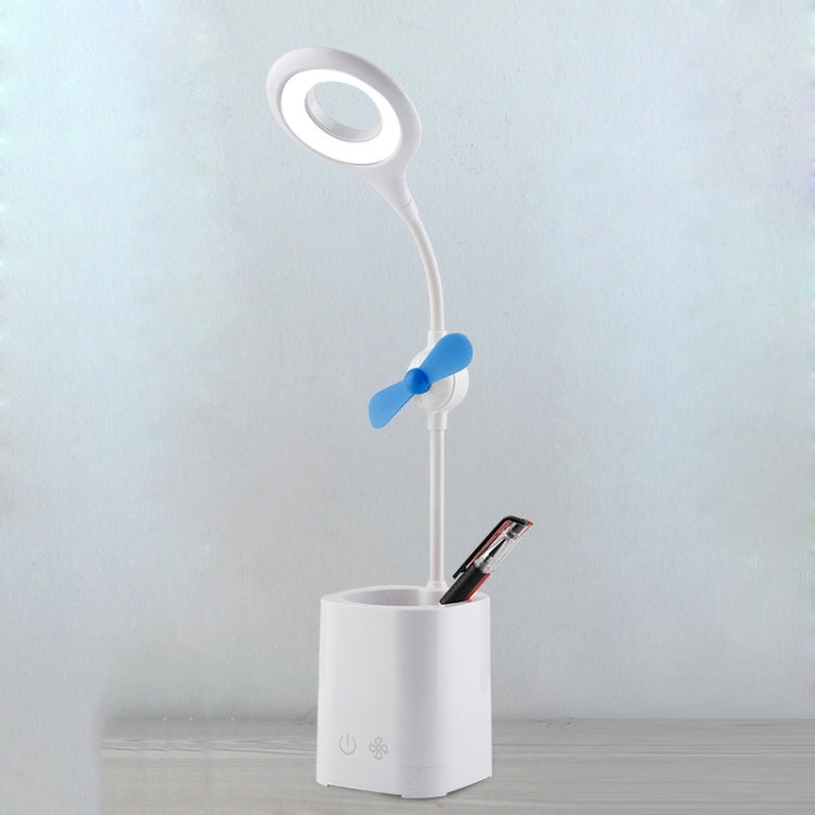 โคมไฟตั้งโต๊ะพัดลม LED WS-8010 พร้อม USB พับได้ สำหรับหัวเตียง รูปหยดน้ำ, แหวน, ที่ใส่ปากกาพัดลมใบพัดสีขาว, ที่ใส่ปากกาพัดลมใบพัดสีเหลือง, ที่ใส่ปากกาพัดลมใบพัดสีน้ำเงิน, ที่ใส่ปากกาพัดลมใบพัดสีเขียว