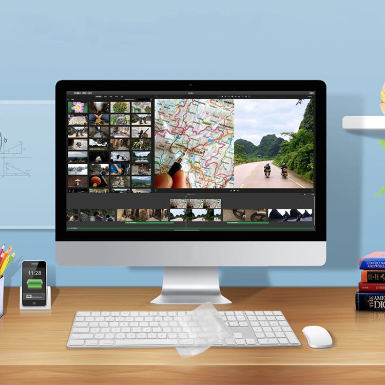 ฟิล์มใส TPU Nano สำหรับคีย์บอร์ดคอมพิวเตอร์ T17606 สำหรับ iMac 2017 Magic Keyboard (รุ่นมีตัวเลข)