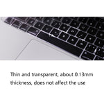 ฟิล์มป้องกันแป้นพิมพ์โน้ตบุ๊ก TPU ใส 0.13 มม. สำหรับ MacBook Air 13.3 นิ้ว รุ่น A1369 & A1466, MacBook Pro 13.3 นิ้ว รุ่น A1706 & A1989 & A2159 (มี Touch Bar), MacBook Pro 15.4 นิ้ว รุ่น A1707 & A1990 (มี Touch Bar)